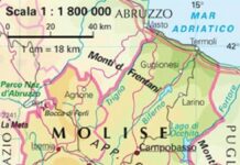 cartina del molise